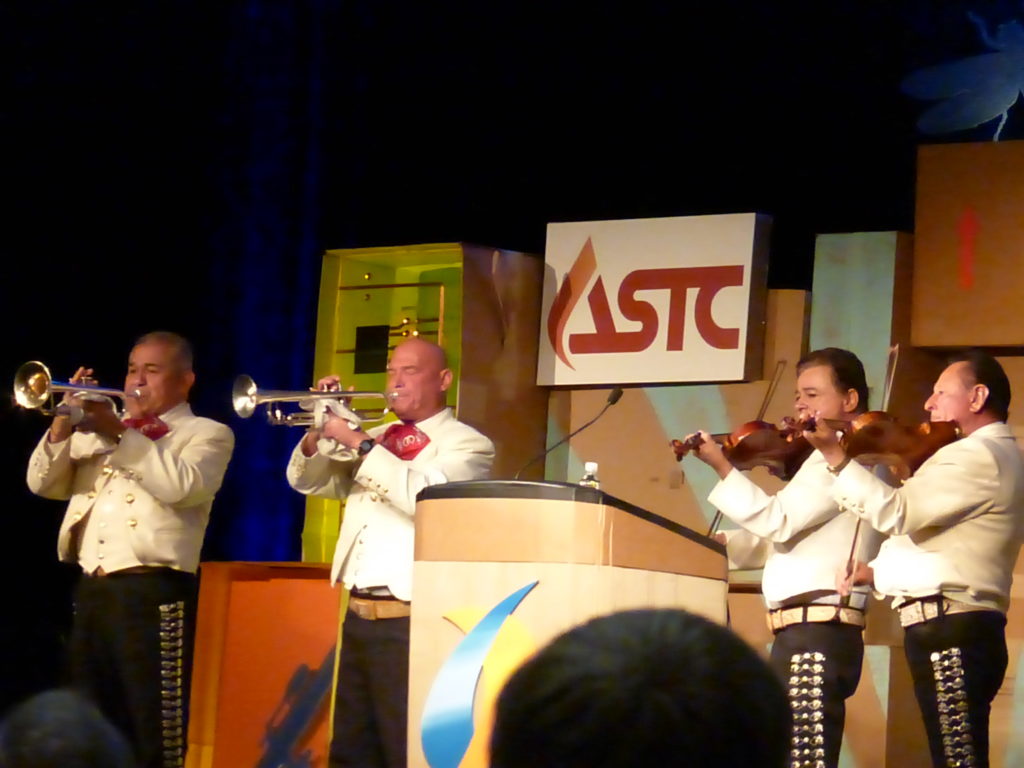 A Mariachi Band welcomes attendees at the ASTC Conference