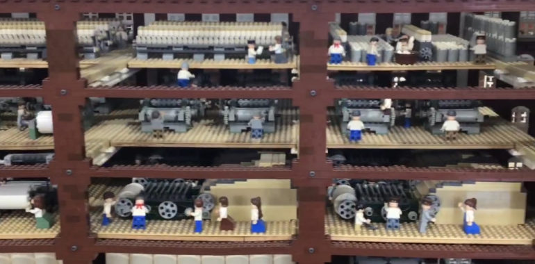 LEGO® Millyard Project Feature: Machines & Process at Amoskeag
