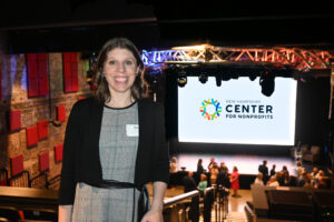 SEE Executive Director Shana Hawrylchak at NH center for non profits award ceremony