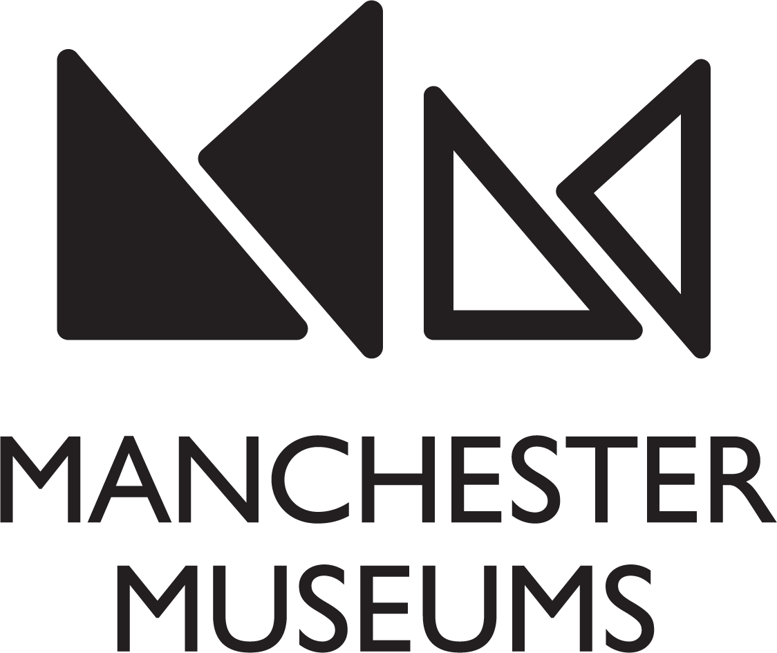 all black logo Manchester Museums Logo