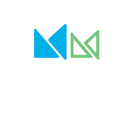 Manchester Museums Logo with 4 triangles resembling the crown of the queen city.