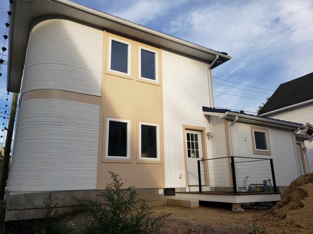 a 3-D printed house in Manchester NH