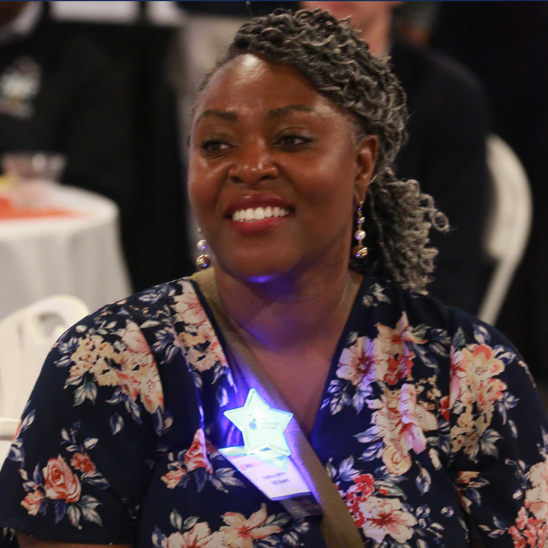 a donor at SEE celebrates